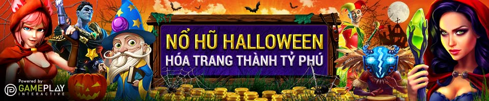 Bữa tiệc hóa trang Halloween tại trò chơi Slot