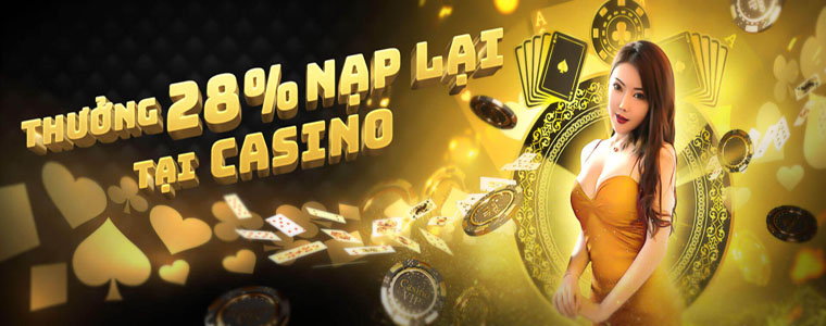 Nhà cái Letou thưởng nạp lại Casino lên đến 28%
