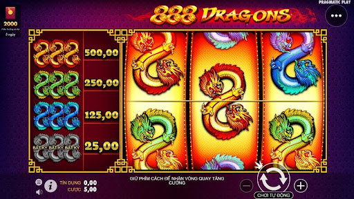 888 Dragons - Quay hũ đổi thưởng M88 phải thử